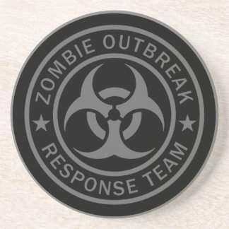 Zombie-Ausbruch-Warteteam Sandstein Untersetzer