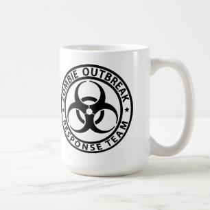 Zombie-Ausbruch-Warteteam-Überlebens-Tasse Tasse