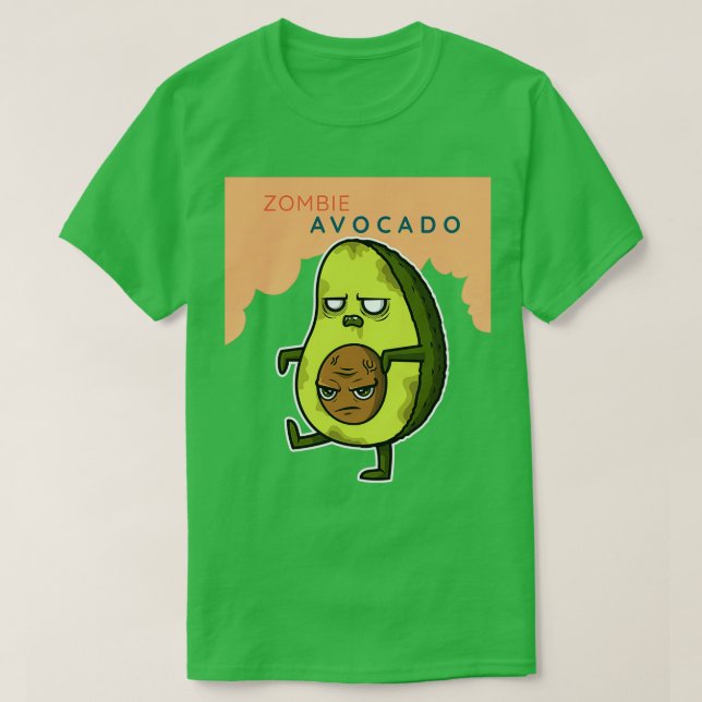 Zombie Avocado 1 T-Shirt (Design vorne)