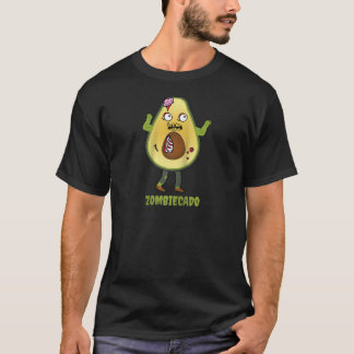 Zombie Avocado Untot Monster Costume Funny Hallow T-Shirt