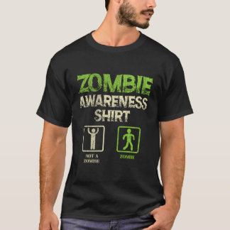 Zombie Awareness Halloween Tod lustige Spooky T-Shirt