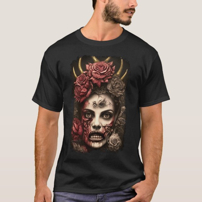 Zombie Babe 02 T-Shirt (Vorderseite)