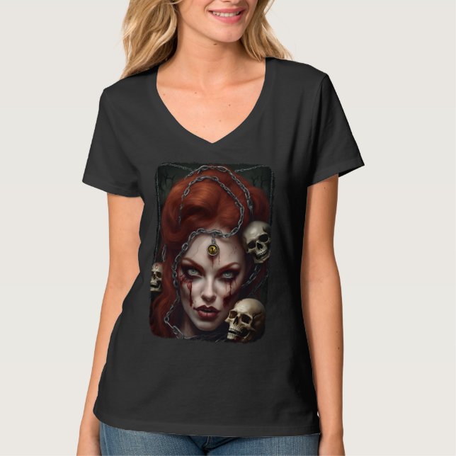 Zombie Babe 03 T-Shirt (Vorderseite)