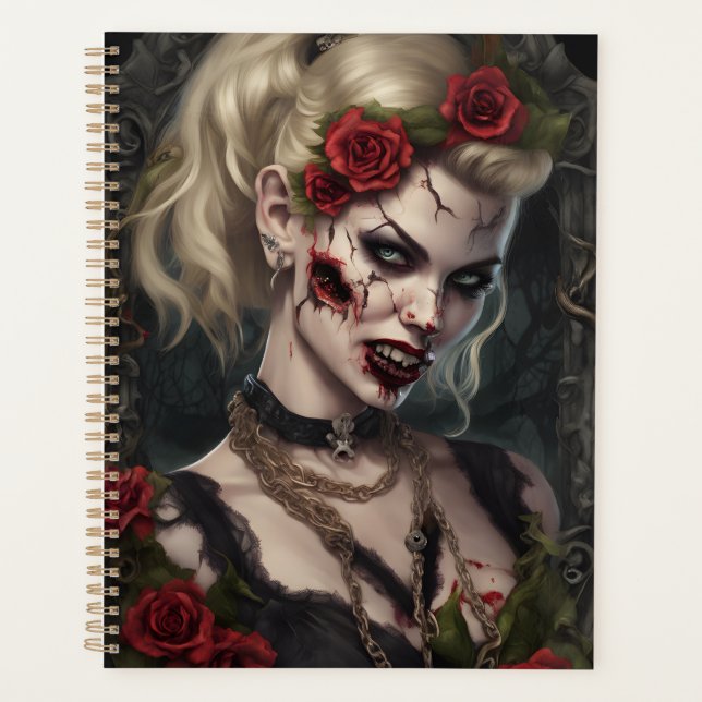 Zombie Babe 04 Planer (Vorderseite)