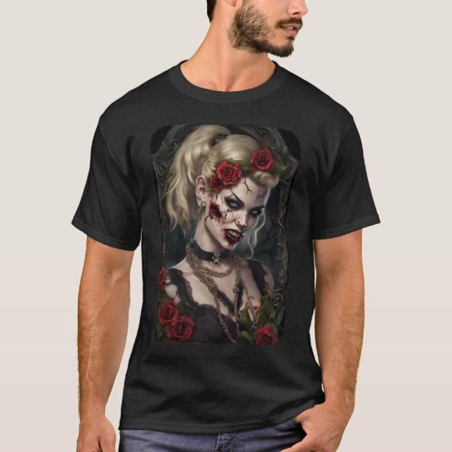 Zombie Babe 04 T-Shirt (Vorderseite)