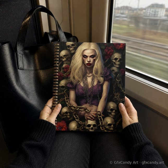 Zombie Babe 05 Planer (Take your gothic plans wherever the journey leads. *Shown in the 8.5" × 11" hardcover size.)