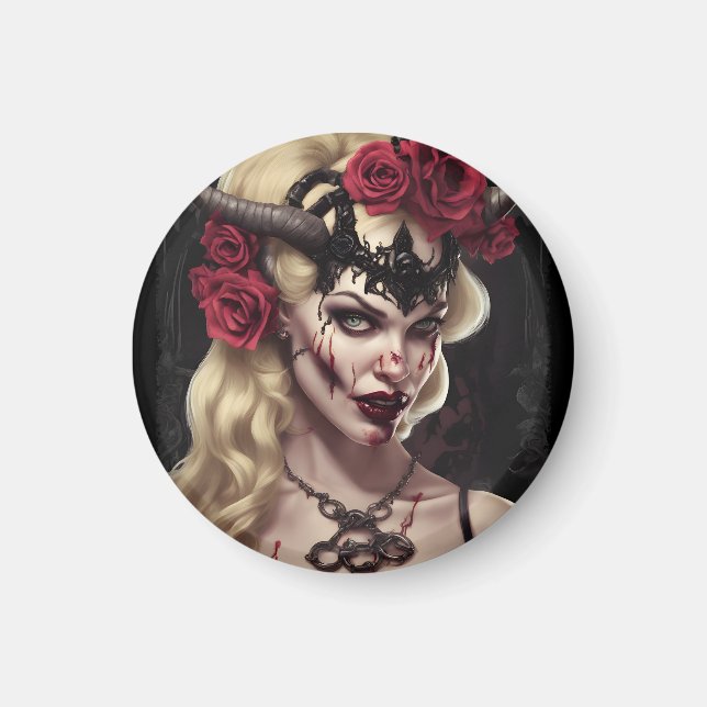 Zombie Babe 06 Magnet (Vorne)