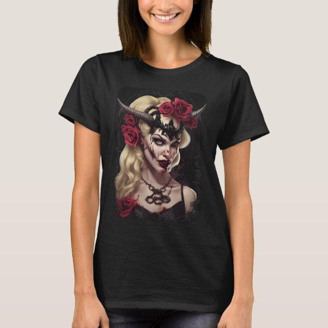Zombie Babe 06 T-Shirt (Vorderseite)