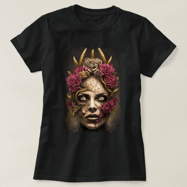 Zombie Babe T-Shirt (Design vorne)