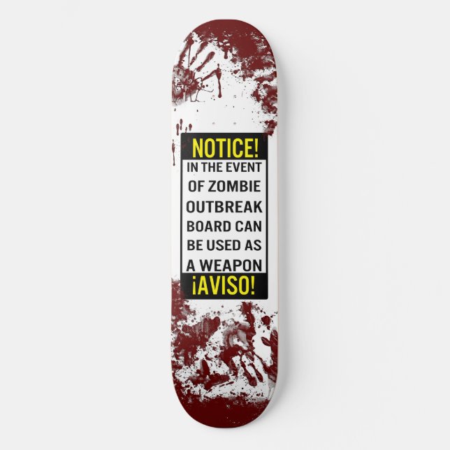 Zombie Basher Skateboard (Vorderseite)
