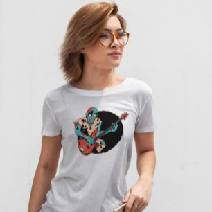 Zombie Bass Player Musician T-Shirt