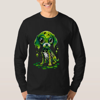 Zombie-Beagle mit großen Augen T-Shirt