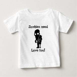 Zombie-Bedarfs-Liebe auch Baby T-shirt