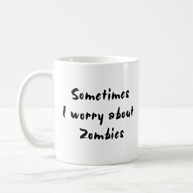 Zombie besorgt kaffeetasse (Links)