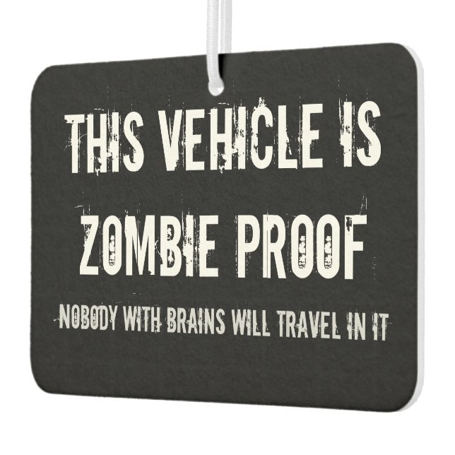 Zombie-Beweis Autolufterfrischer (Links)