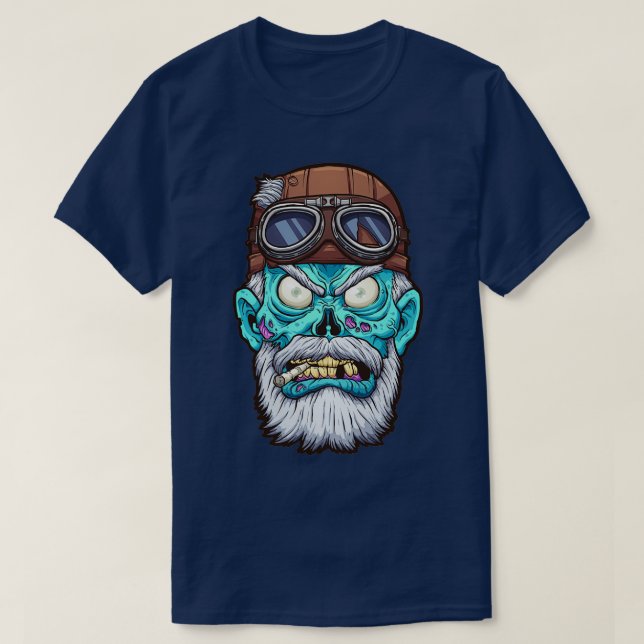 Zombie Biker Classic TShirt (Design vorne)
