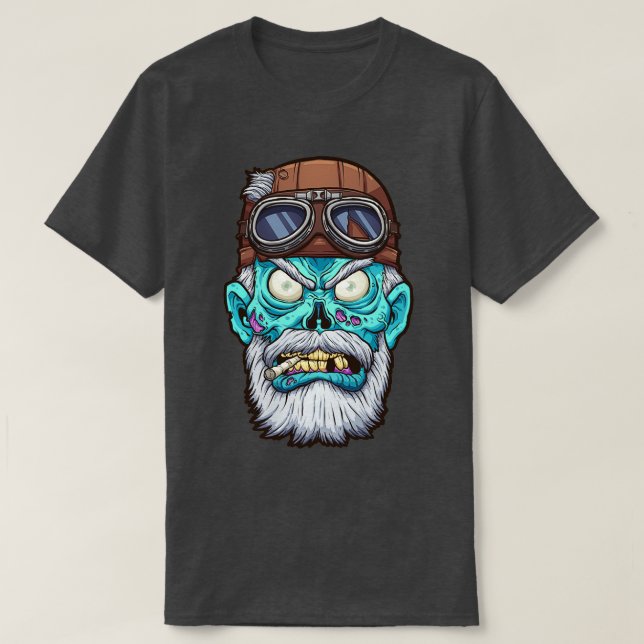 Zombie Biker T-Shirt (Design vorne)