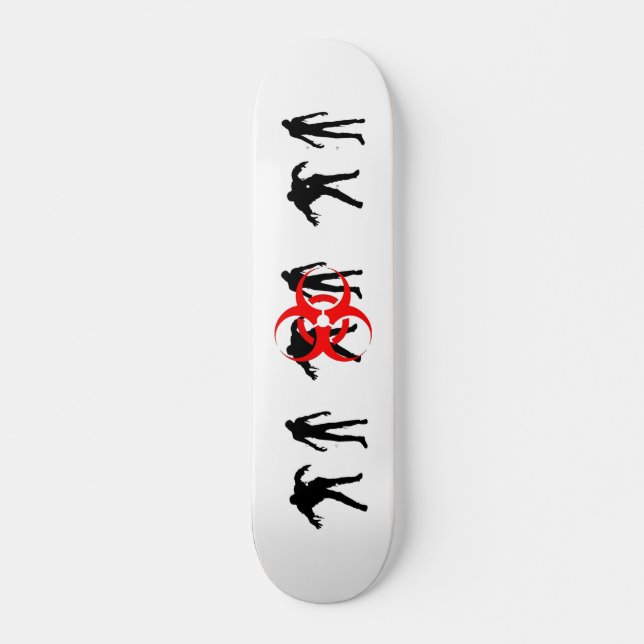 Zombie Bio-Hazard-Skateboard Skateboard (Vorne)