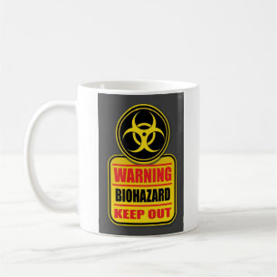 Zombie-Biogefährdung-Tasse Kaffeetasse