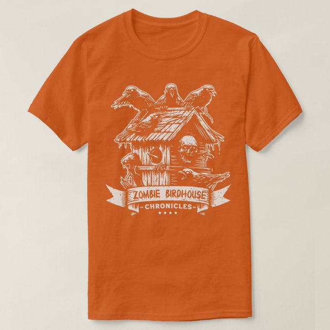 Zombie Birdhouse Chronicles T-Shirt (Design vorne)