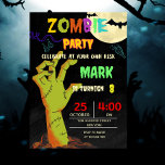 Zombie Birthday Halloween Kids Party Einladung<br><div class="desc">Einführung Zombie Einladungen Halloween Geburtstagseinladungen für Kinder! 🎃 Sie sich bereit, Ihren kleinen Geburtstagskind mit unseren einzigartigen Zombie-Einladungen zu verwöhnen! 🎉 👻 alle Party Ghouls und Jungs anrufen! Unsere Zombie-Einladungen sind der perfekte Weg, um den Halloween-Geburtstag-Extravaganza zu starten. Mit ihrem gruseligen Design und ihrem unheimlichen Charme werden diese Kindergeburtstag-Einladungen jeden...</div>