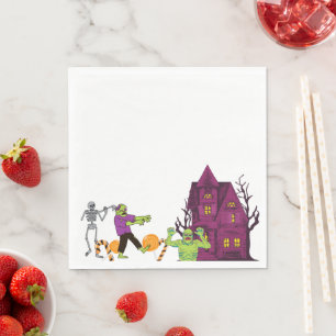 Zombie Birthday Kids Party Serviette