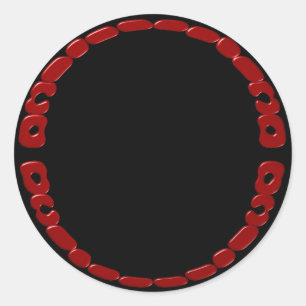 Zombie Bite Stickers