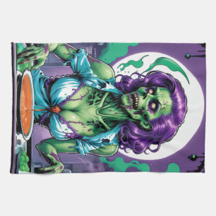 Zombie Bites: Creepische kulinarische Kreationen Geschirrtuch