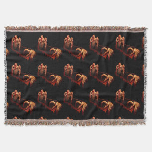 Zombie Blanket Gory Halloween-Deckendekor Decke