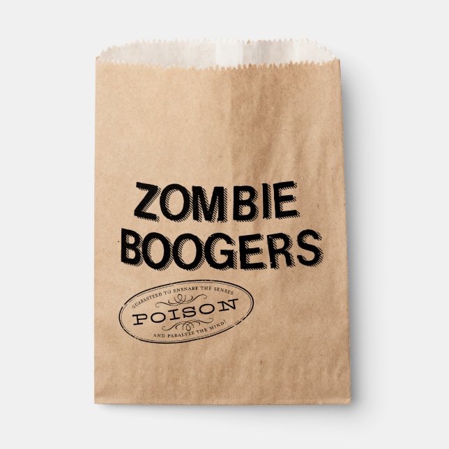 Zombie Boogers Trick oder Treat Gevor Tasche Geschenktütchen (Vorderseite)