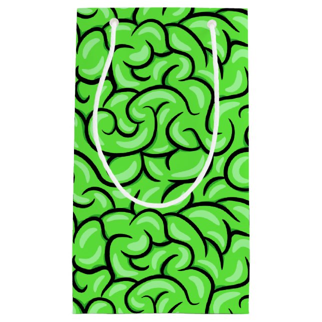 Zombie Brain Kleine Geschenktüte (Vorderseite)