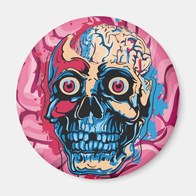 Zombie Brain Magnet (Vorne)