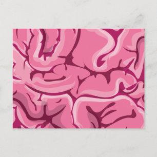 Zombie Brain Postkarte