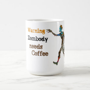 Zombie braucht Kaffee Verwandlungstasse
