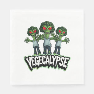 Zombie Broccoli - Vegecalypse Serviette
