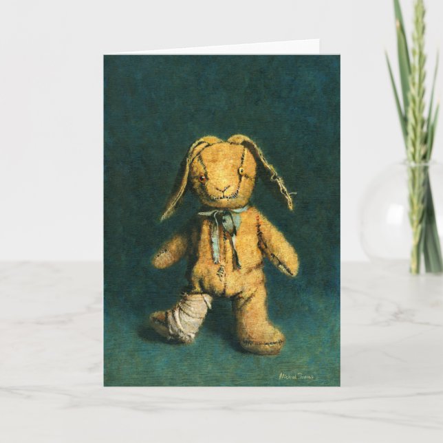 Zombie Bunny Greetings Card Karte (Vorderseite)