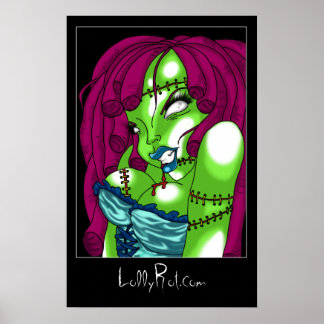 Zombie-Button Poster