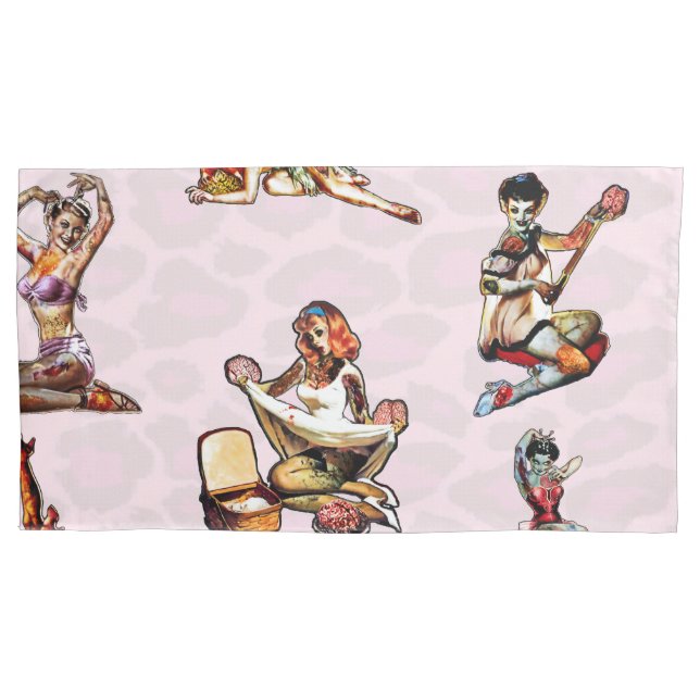 Zombie Button Ups Kissenbezug (Vorderseite)