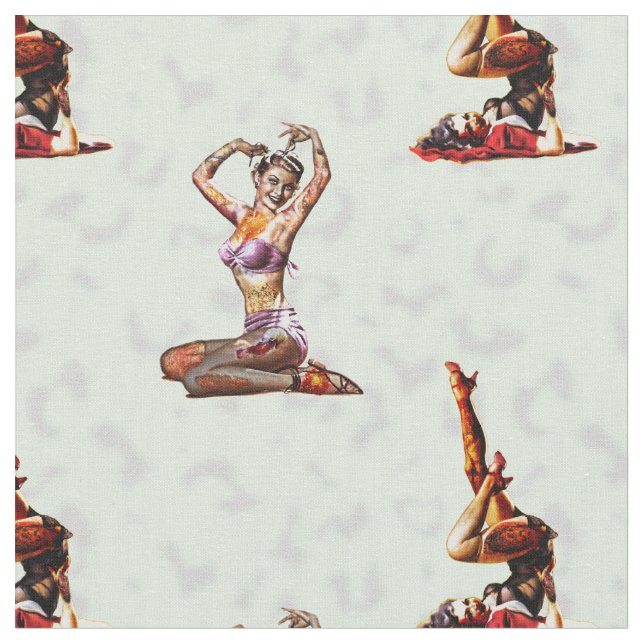 Zombie Button Ups Stoff (Nahaufnahme)