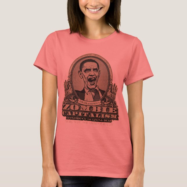 Zombie Capitalism Obama Edition Shirt (Vorderseite)