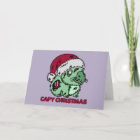 Zombie Capybara Weihnachten