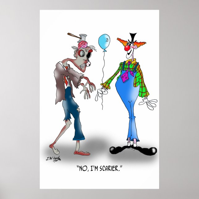 Zombie-Cartoon 9373 Poster (Vorne)