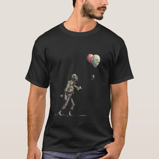 Zombie Cartoon T - Shirt (Vorderseite)