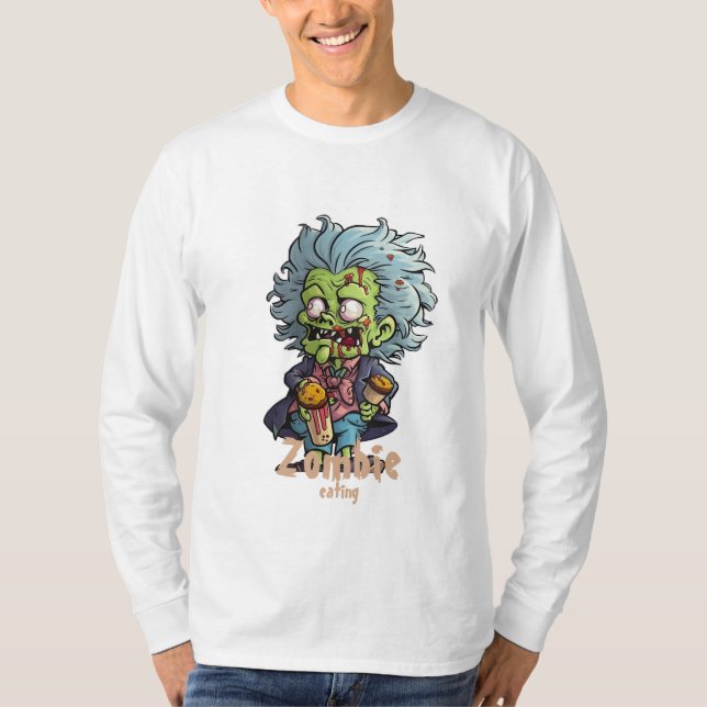 Zombie Cartoon T - Shirt (Vorderseite)