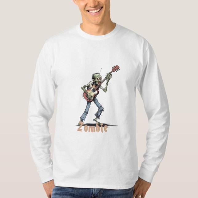 Zombie Cartoon T - Shirt (Vorderseite)