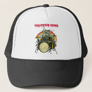 Zombie Cat Drummer Truckerkappe