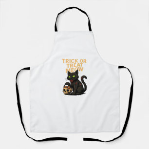 Zombie Cat - Trick oder Treat Meow Halloween Desig Schürze