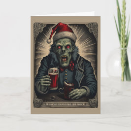 Zombie Cheer Weihnachtskarte Karte