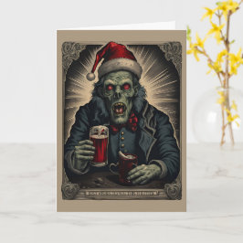 Zombie Cheer Weihnachtskarte Karte