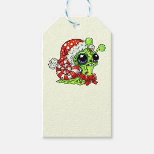 Zombie Christmas Snail Geschenkanhänger